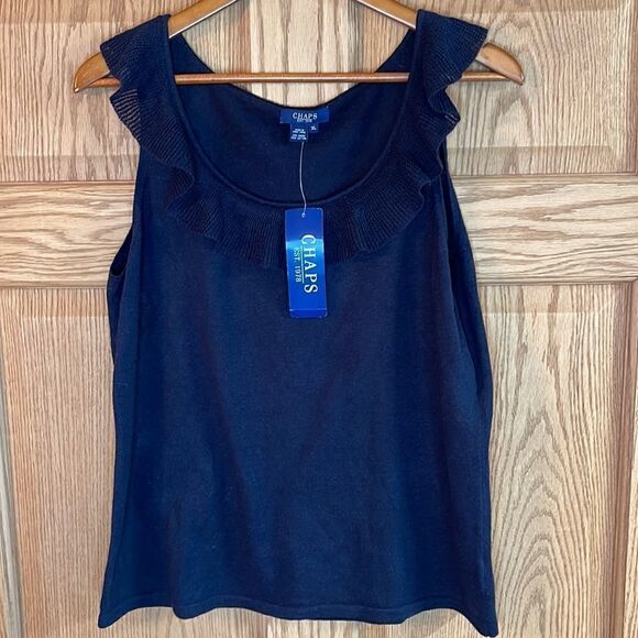 CHAPS Summer Sweater Tank Top Barbados *NWT* - Picture 6 of 10